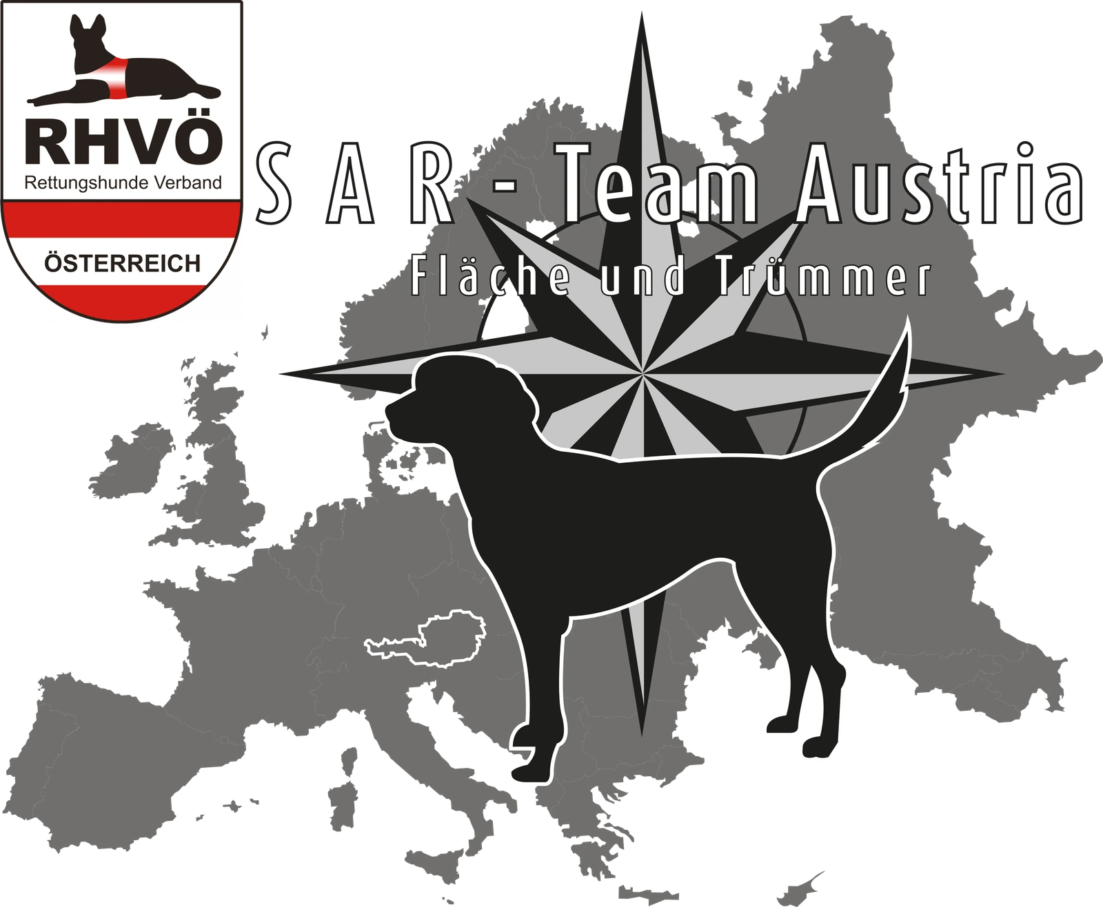 Vereinslogo: SAR-Team Austria, Fläche und Trümmer
